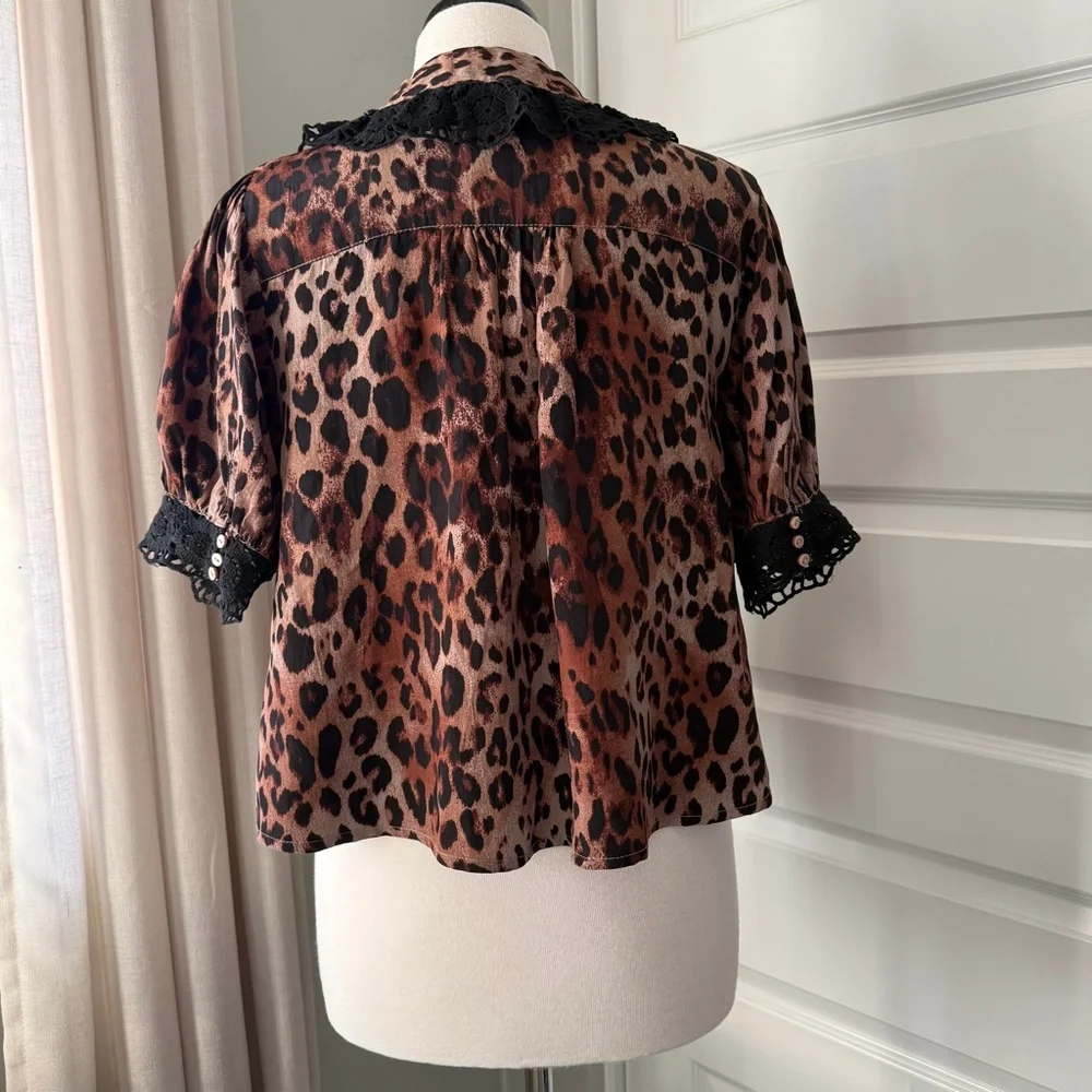 Free People My Love Printed Blouse : Small